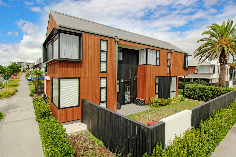 Newly built cedar home
